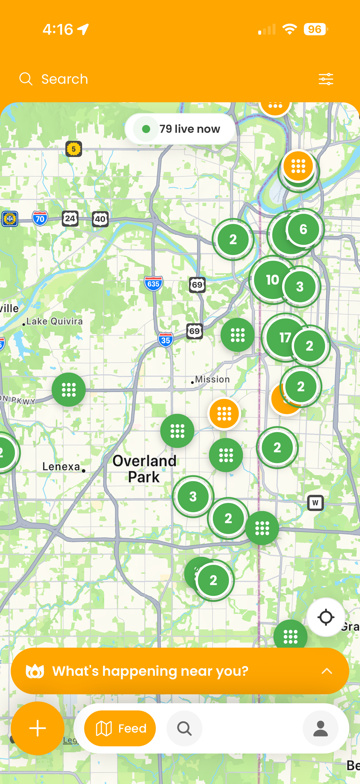 Whir mobile — deal density across the metro